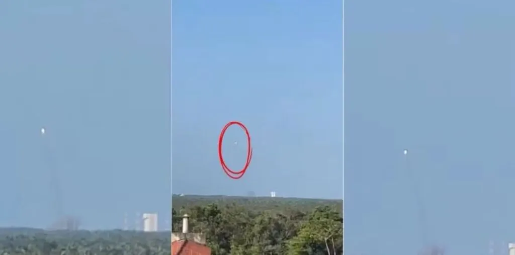 Foguete é lançado em Alcântara, mas voo é interrompido 35 segundos após a decolagem