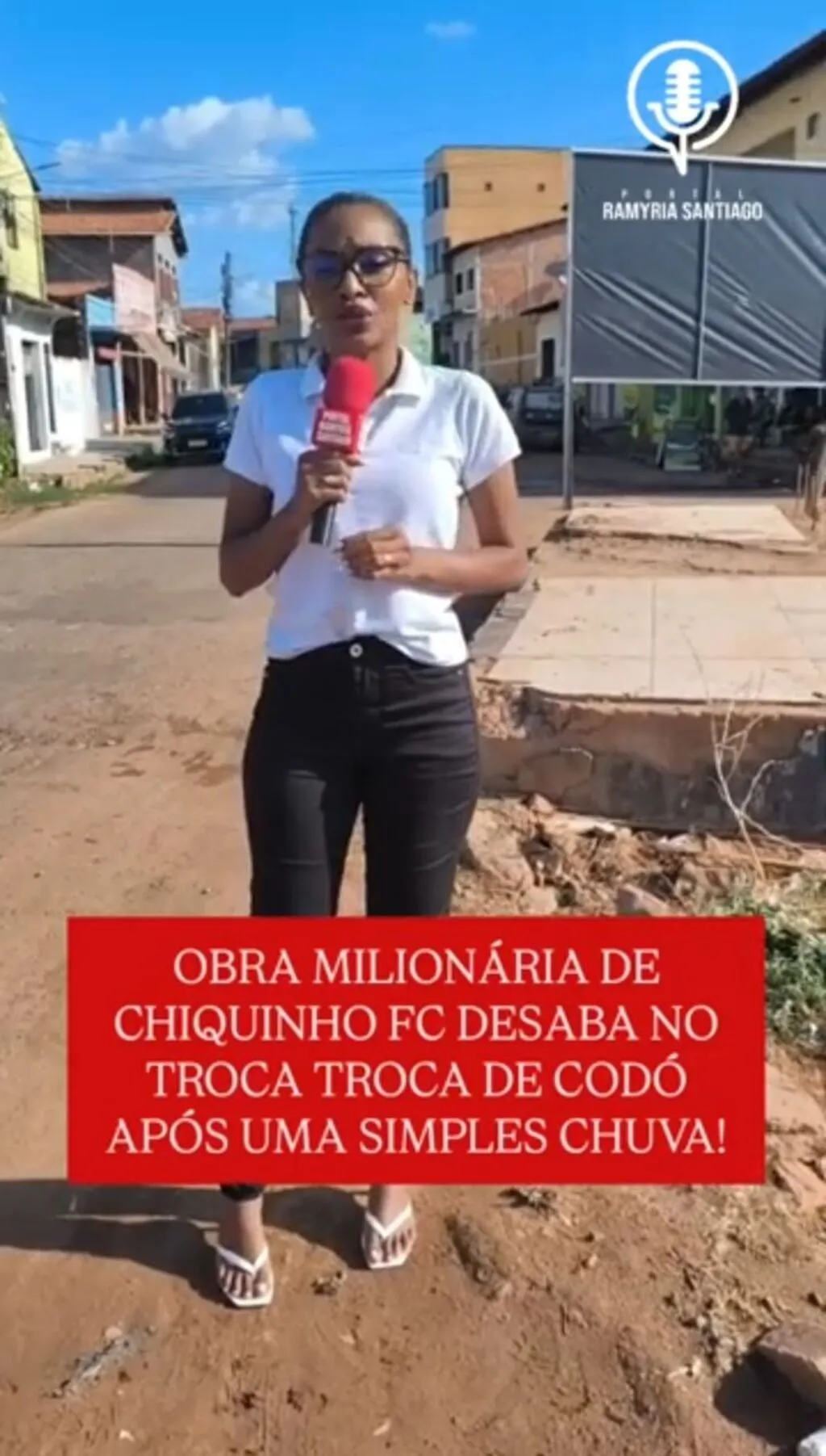 OBRA MILIONÁRIA DE CHIQUINHO FC DESABA EM CODÓ APÓS UMA SIMPLES CHUVA!